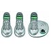 BT Studio 1500 - DECT Cordless Phone - With Digital Answer Machine Triple Pack - Silver