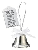 Bell Silver (12 per order) Wedding Favors