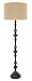Kitchen & Housewares : Rococo Wooden Floor Lamp Mahogany