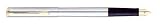 Sheaffer Agio Brushed Chrome /GT Fine Point Fountain Pen - SH-453-0F