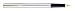 Sheaffer Agio Fountain Pen Medium Nib with Cartridges, Brushed Chrome Plate Finish with 22K Gold Plate Trim (SH/453-0)