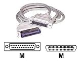 C2G / Cables to Go 02805 DB25 Male to Centronics 36 Male Parallel Printer Cable, Beige (50 Feet/15.24 Meters)