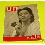 Life Magazine June 1, 1942 -- Cover: Hedy Lamarr in "Tortilla Flat." book cover
