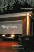 Neighbors: A Novel