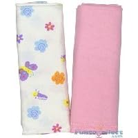 Little Tikes Playhouse Flowers Receiving Blankets 2 Pack