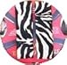 White Zebra Tiger Animal Print Shoulder Seat Belt Pads - Pair