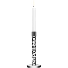 Orrefors Carat 9-1 2-Inch Candlesticks, Pair