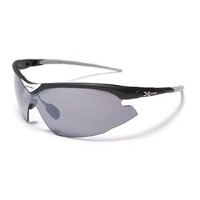 X Loop X63 Sunglasses Wrap Style UV400 Lens for Baseball, Softball, Cycling, Kayaking and All Active Sports