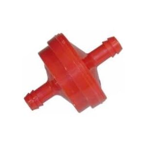 Oregon 07-101 Fuel Filter In-Line 1/4-inch Nipple 125 Micron Replaces Briggs & Stratton 298090 John Deere PT4265 Toro 42-5240 Snapper 1-4359