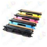 Compatible TN115's High Yield Laser Toner Cartridge for Brother: 1 each of Black TN115BK, Cyan TN115C, Magenta TN115M, Yellow TN115Y ~ Brother