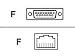 Jack Adapter DA15S To RJ48C