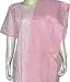 Salwar Kurta Chikan Embroidery Womens Dresses Short Sleeve Pink Size X-L (slk294)