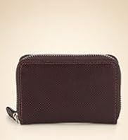 Collezione Leather Zip Card Holder