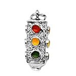Traffic Light Charm - Sterling Silver - B0001524E4