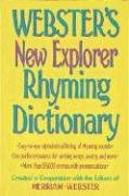 Webster's New Explorer Rhyming Dictionary under Synonyms & Antonyms in The Books Store