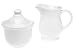 Pfaltzgraff Filigree Stoneware Sugar and Creamer Set