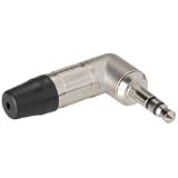 Neutrik NTP3RC Plug 3.5mm Right Angle Nickel/Nickel