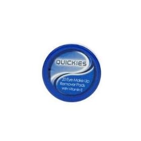 Quickies Convenience Eye Make Up Remover Pads Pack 20