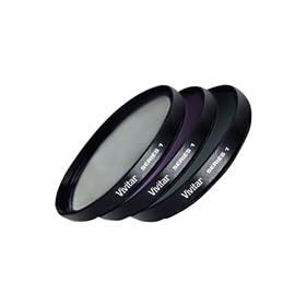 Vivitar 3 Pc Filter Kit 55MM