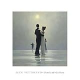 Art Poster Print - Dance Me to the End of Love (square) - Artist: Jack Vettriano- Poster Size: 15 X 15