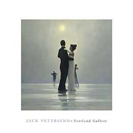 Art Poster Print - Dance Me to the End of Love (square) - Artist: Jack Vettriano- Poster Size: 15 X 15