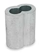 Industrial Grade 1DLF2 Sleeves, Copper, Size 1/16 In, Pk25