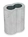 Dayton 2VKA4 Sleeve, Cable, 1/16, Zinc Plate, Pk25