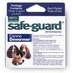 Intervet Safe-guard Canine Dewormer (Dogs 20-lbs) (three 2-gram packets (dogs 20-lbs))