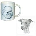 Italian Greyhound Coffee Mug, Porcelain by Rosalinde (11 oz.)