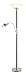 Office Products : Adesso Lexington Combo Floor Lamp, Walnut