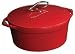 Kitchen & Housewares : Lodge Enameled Cast-Iron 5-Quart Dutch Oven, Patriot Red