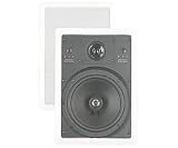 8 3-Way 150-Watt In-Wall Speakers With Concentric Tweeter