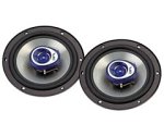 POWER ACOUSTIK AS-6520 6 1/2' 2-Way Full-Range Speakers