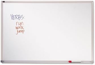 Quartet - Quartet - Melamine Whiteboard, Aluminum Frame, 96 x 48