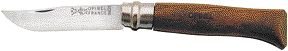 Opinel Knives 00648 Walnut Handle Folding Clip Point Knife