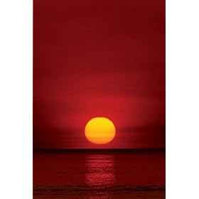 RED SUNSET - POSTER - PHOTO - ART PRINT(Size 24"x36")