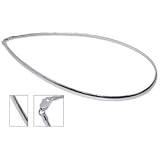 Italian Sterling Silver 4 MM Omega Chain 16" 18" 20" Necklace