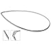 Italian Sterling Silver 4 MM Omega Chain 16