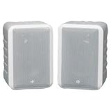 Bic America RTRV44-2W 3-Way Indoor/Outdoor Speakers (White)