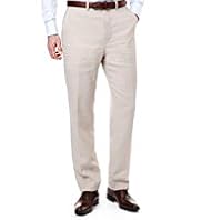 Big & Tall Linen Miracle™ Flat Front Trousers