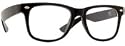 Trendige Nerdbrille 70er 80er fensterglas