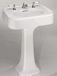 St. Thomas 5020.331.01 Liberty Small Pedestal Leg White