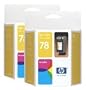 HP 78 Tri-Color Ink Cartridge Twin Pack (C6578A)