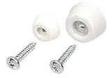 CRL Tub Enclosure and Sliding Shower Screw-On Bumper Assortment - Package