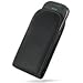 PDair Leather Case for Nokia C7 - Vertical Pouch Type (Black)