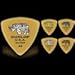 Dunlop 424P1.14 Tortex® Wedge, White/Purple, 1.14mm, 12/Player's Pack