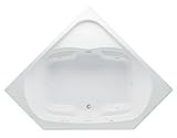 Lasco 3860620A Cavalcade Soaking Corner Tub, White