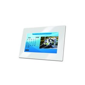 HannsG 7 inch Digital Photo Frame With USB & Card Reader - White