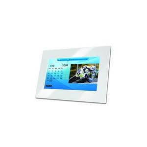 HannsG 7 inch Digital Photo Frame With USB & Card Reader - White