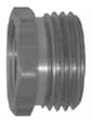 111 Garden Hose Adapter: 3/4" Male Garden Hose Thread x 1/2" Female NPT, Brass